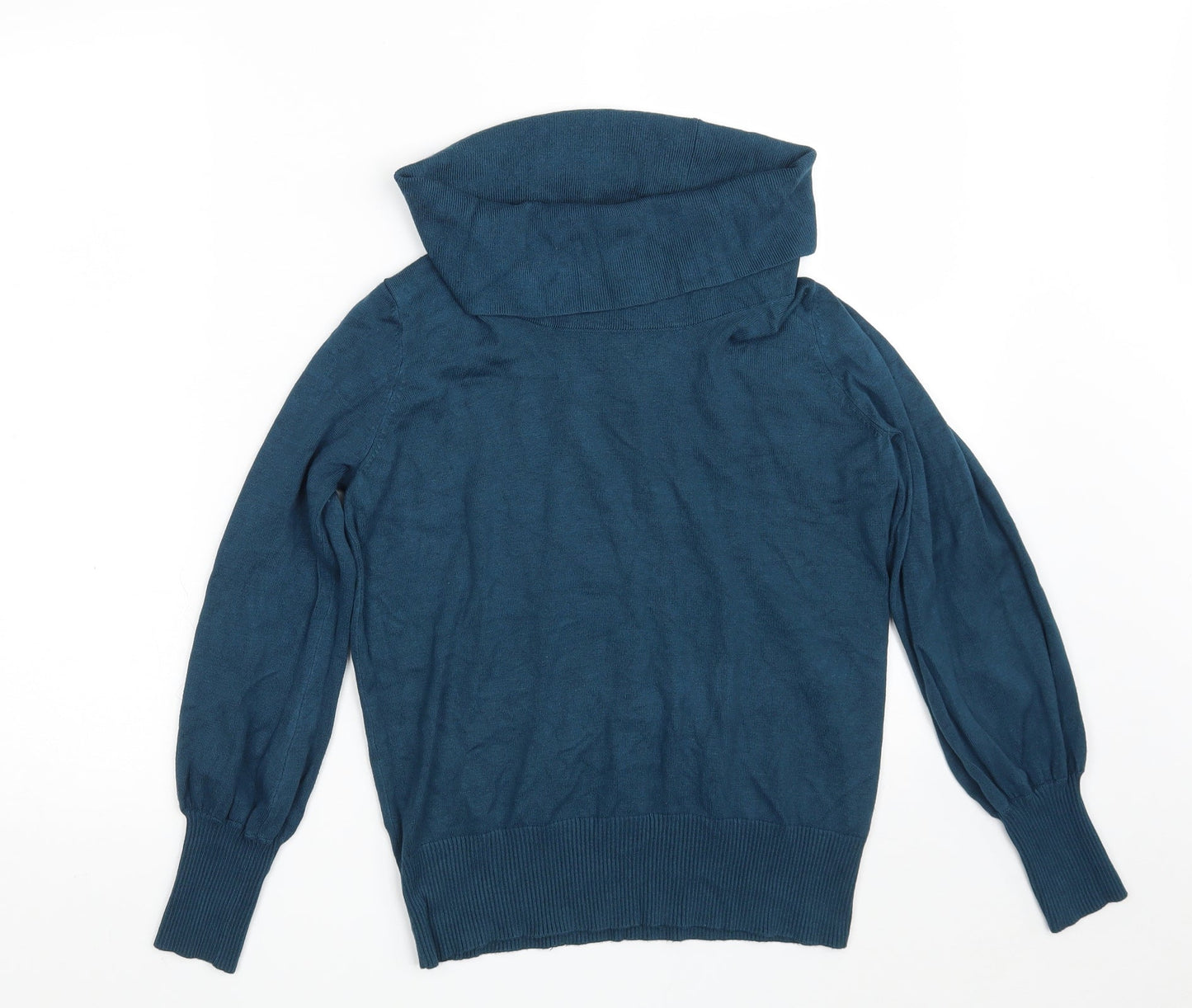 Womens UK Size 10 Marks and Spencer Blue Pullover Jumper