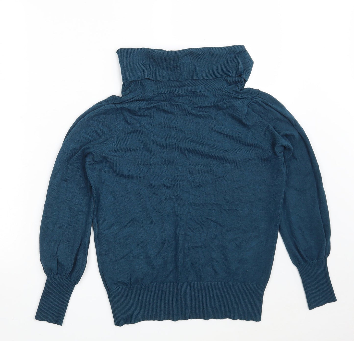Womens UK Size 10 Marks and Spencer Blue Pullover Jumper
