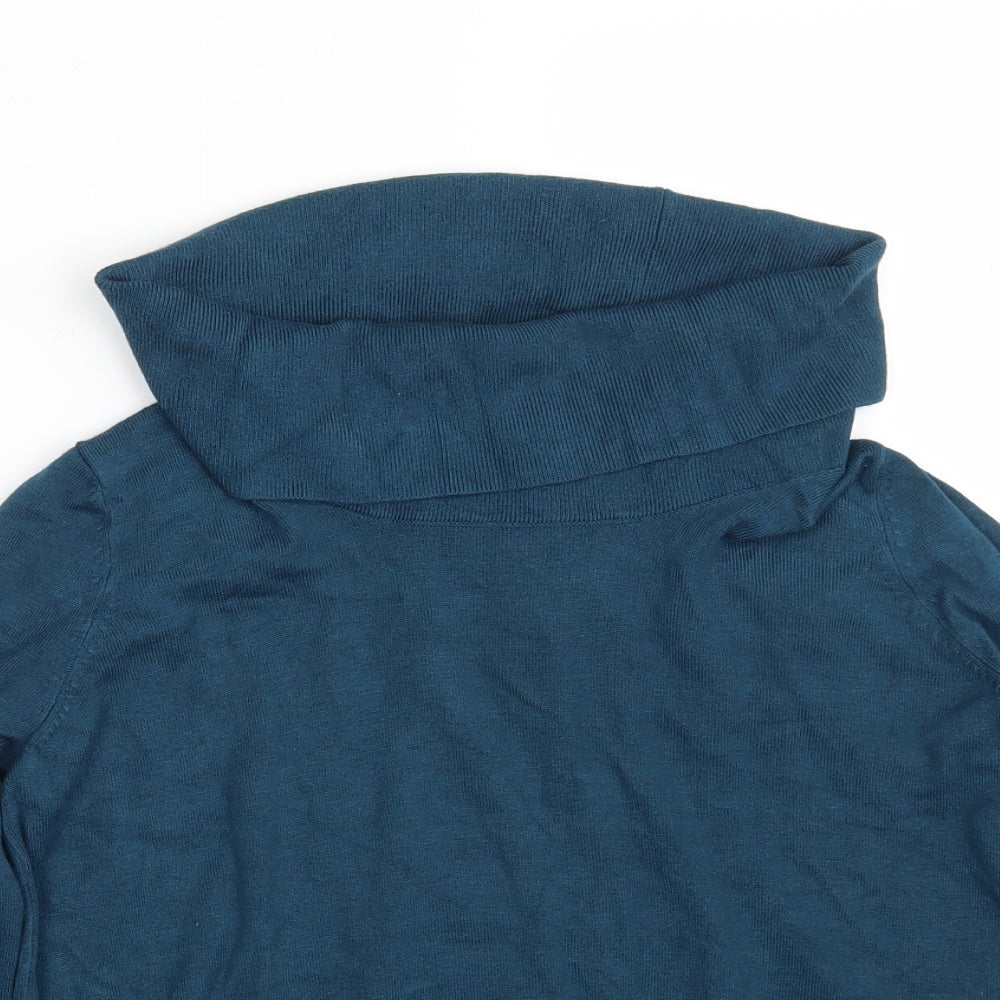 Womens UK Size 10 Marks and Spencer Blue Pullover Jumper