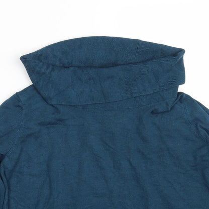 Womens UK Size 10 Marks and Spencer Blue Pullover Jumper