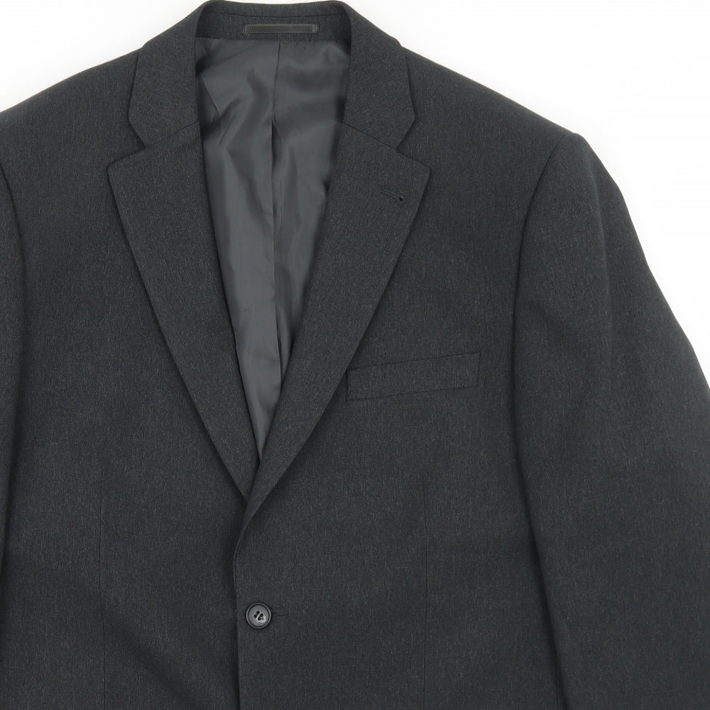 Mens UK Size 42 Greenwoods Regular Grey Suit Jacket