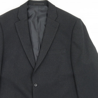 Mens UK Size 42 Greenwoods Regular Grey Suit Jacket