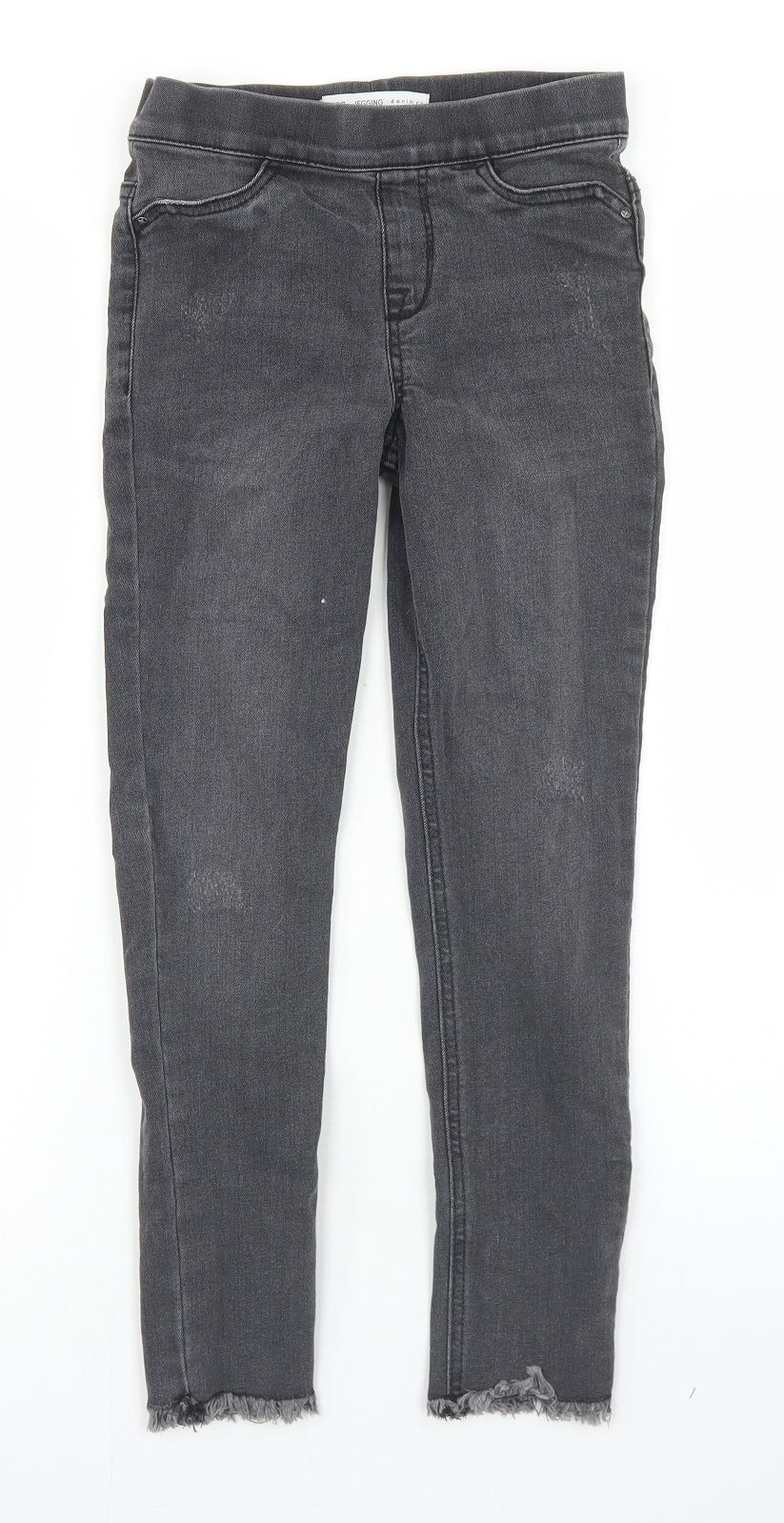 Denim Co Girls Grey  Cotton Jegging Jeans Size 8-9 Years  Regular
