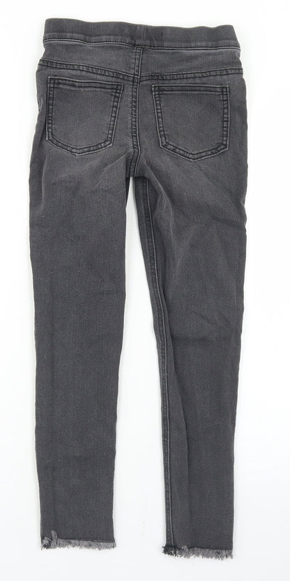 Denim Co Girls Grey  Cotton Jegging Jeans Size 8-9 Years  Regular