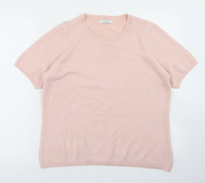 Womens UK Size 16 Marks and Spencer Pink Pullover Jumper
