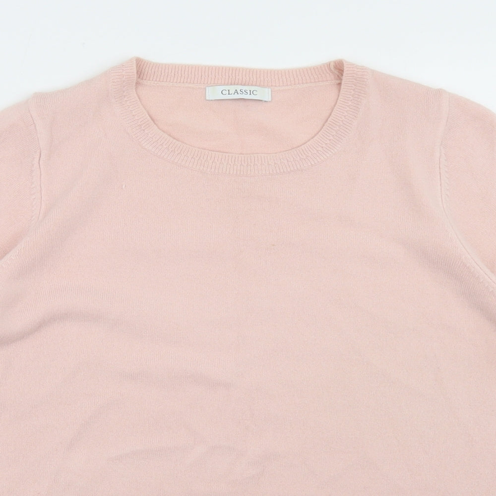 Womens UK Size 16 Marks and Spencer Pink Pullover Jumper