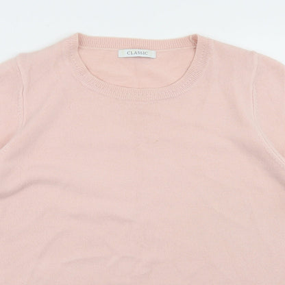 Womens UK Size 16 Marks and Spencer Pink Pullover Jumper