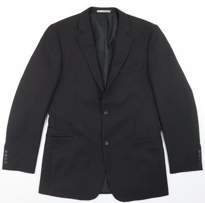 Mens UK Size 40 Taylor & Wright Regular Black Suit Jacket