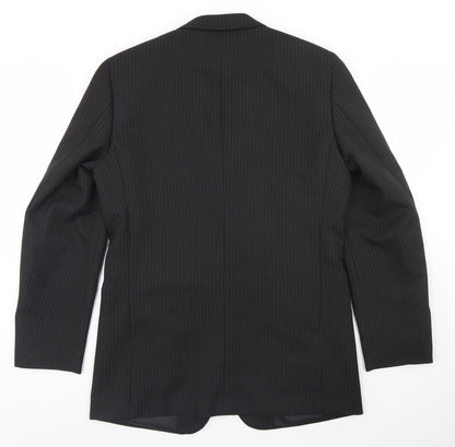 Mens UK Size 40 Taylor & Wright Regular Black Suit Jacket