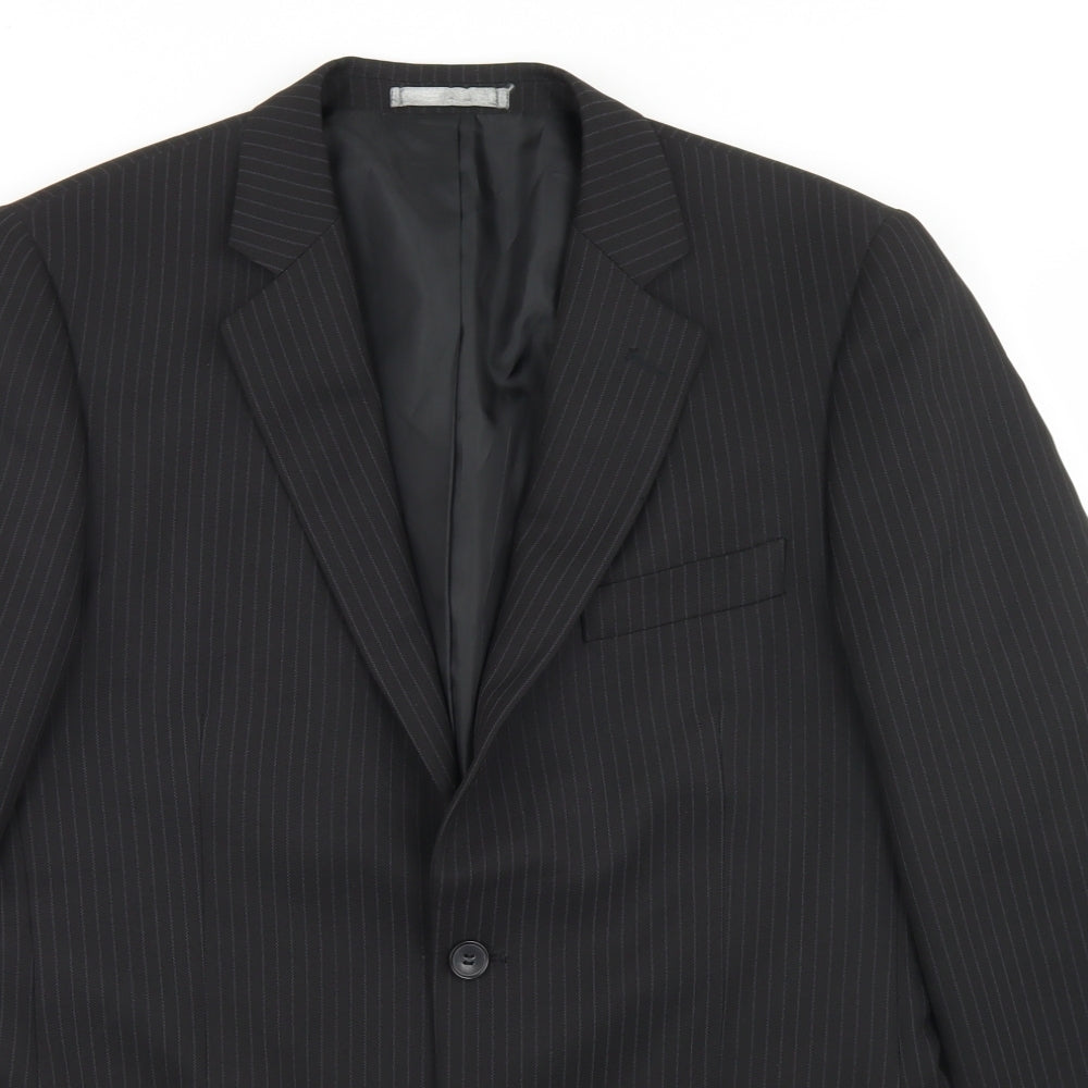 Mens UK Size 40 Taylor & Wright Regular Black Suit Jacket