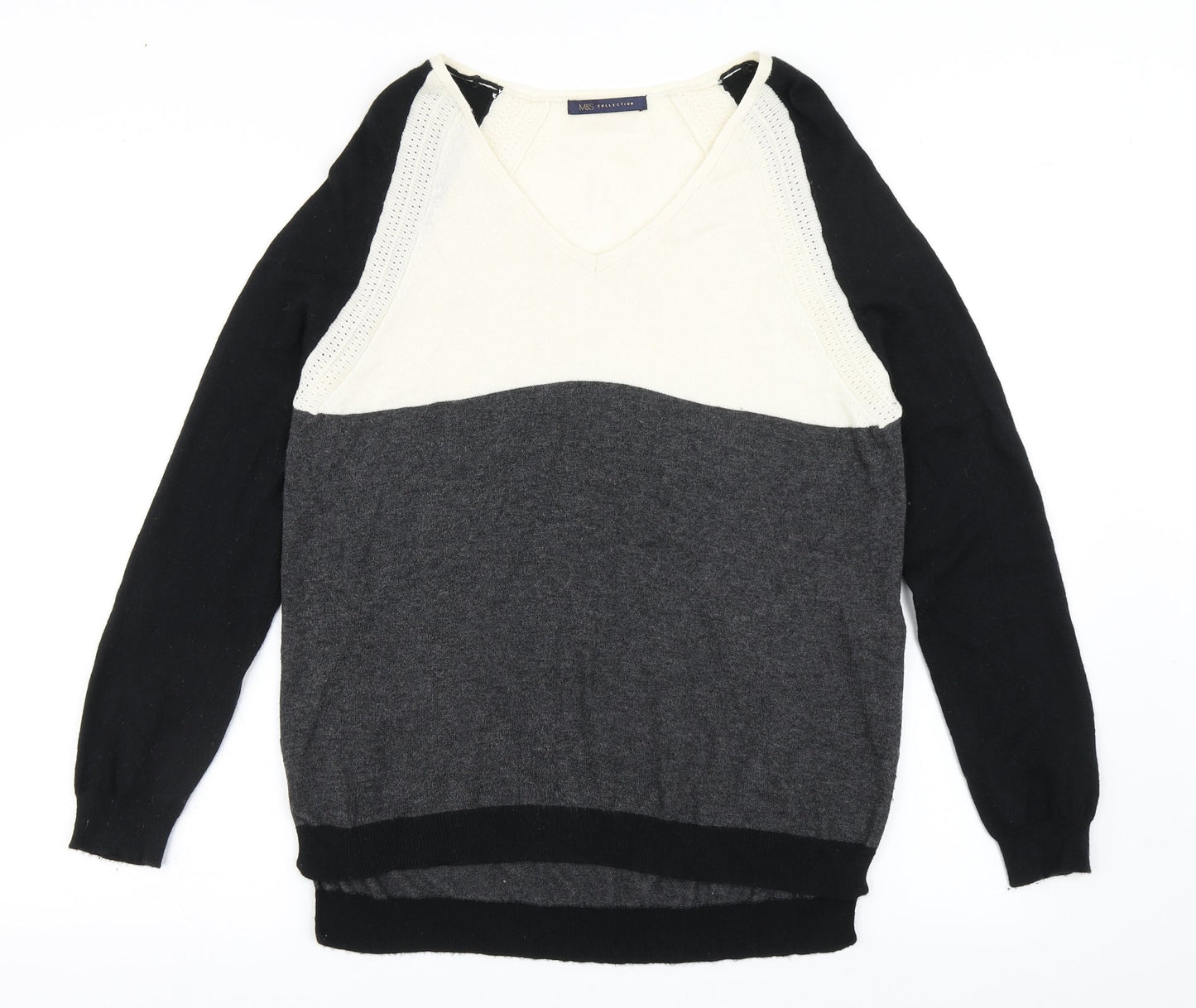 Womens UK Size 8 Marks and Spencer Multicoloured Pullover Jumper