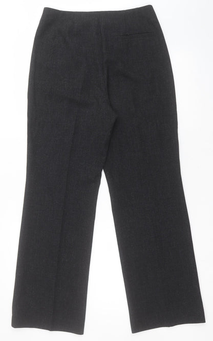 Lakeland Womens Grey  Polyester Dress Pants Trousers Size 8 L29 in Regular Zip