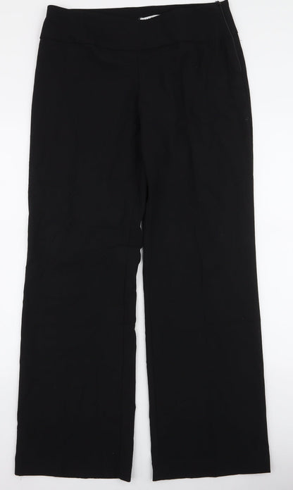 Womens UK Size L VILA Regular Fit  Black Trousers