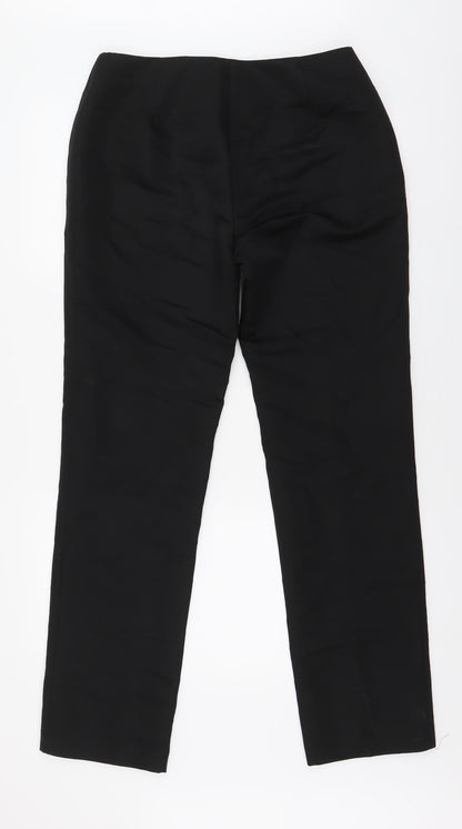 Mens UK Size S United Colors of Benetton Regular Fit  Black Trousers