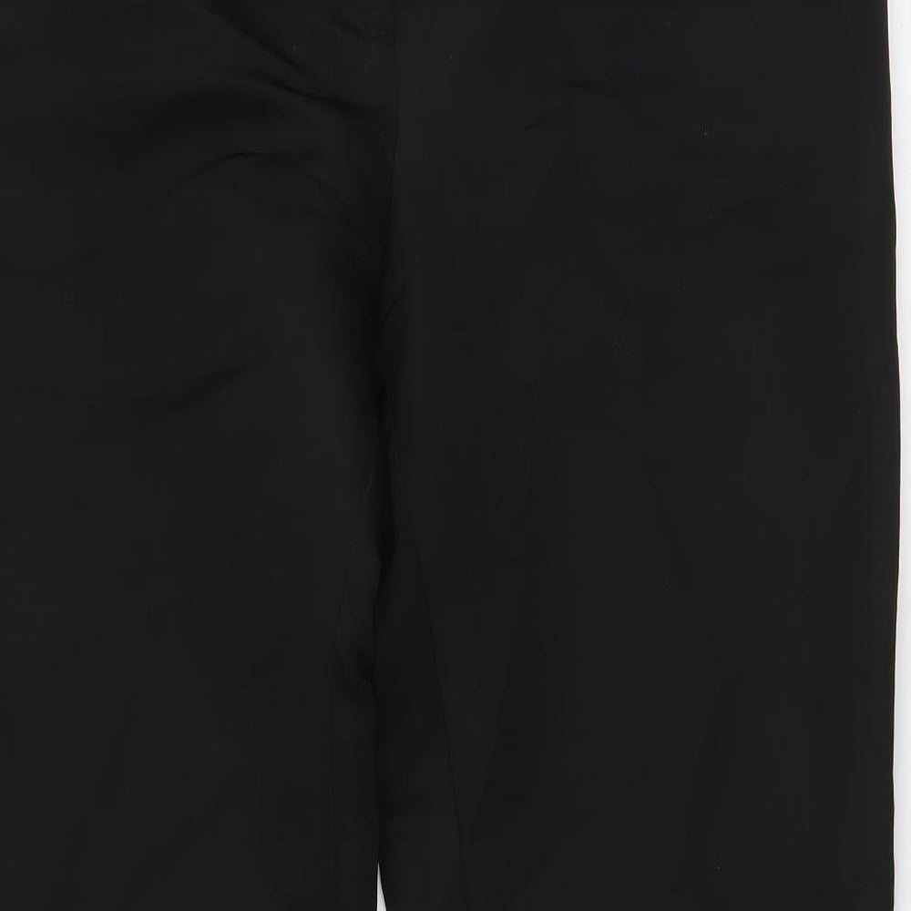 Mens UK Size S United Colors of Benetton Regular Fit  Black Trousers