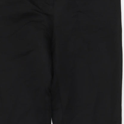 Mens UK Size S United Colors of Benetton Regular Fit  Black Trousers