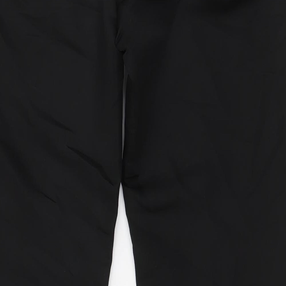 Mens UK Size S United Colors of Benetton Regular Fit  Black Trousers