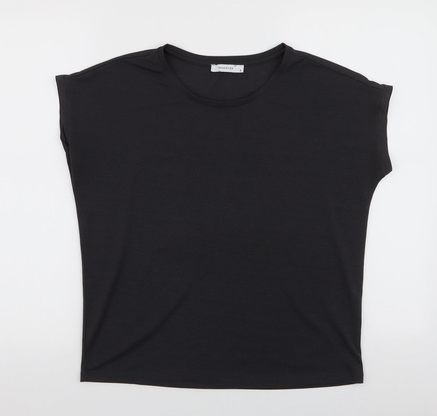 Womens UK Size S RESERVED Grey Jersey T-Shirt