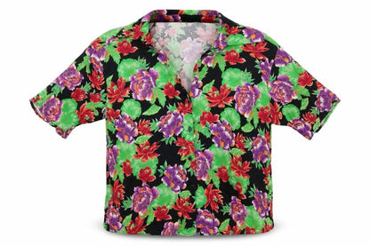 Womens UK Size XS Zara Multicoloured Basic Blouse