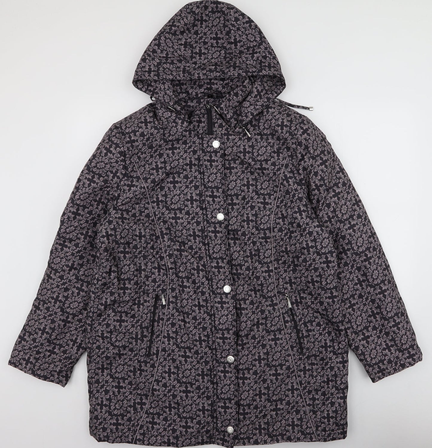 Womens UK Size L Anna Rose Brown Overcoat