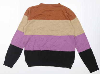 Womens UK Size 10 Marks and Spencer Brown Pullover Jumper