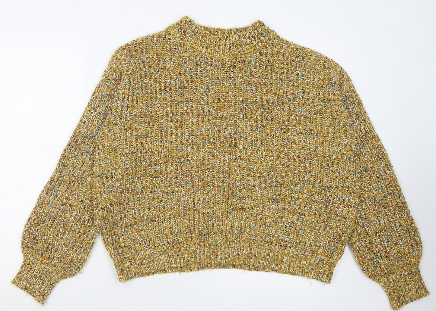Womens UK Size L Matalan Yellow Pullover Jumper