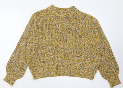 Womens UK Size L Matalan Yellow Pullover Jumper