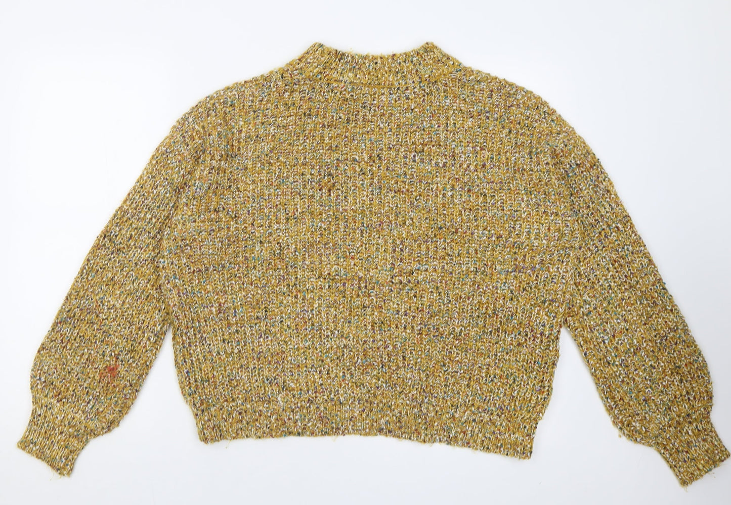Womens UK Size L Matalan Yellow Pullover Jumper