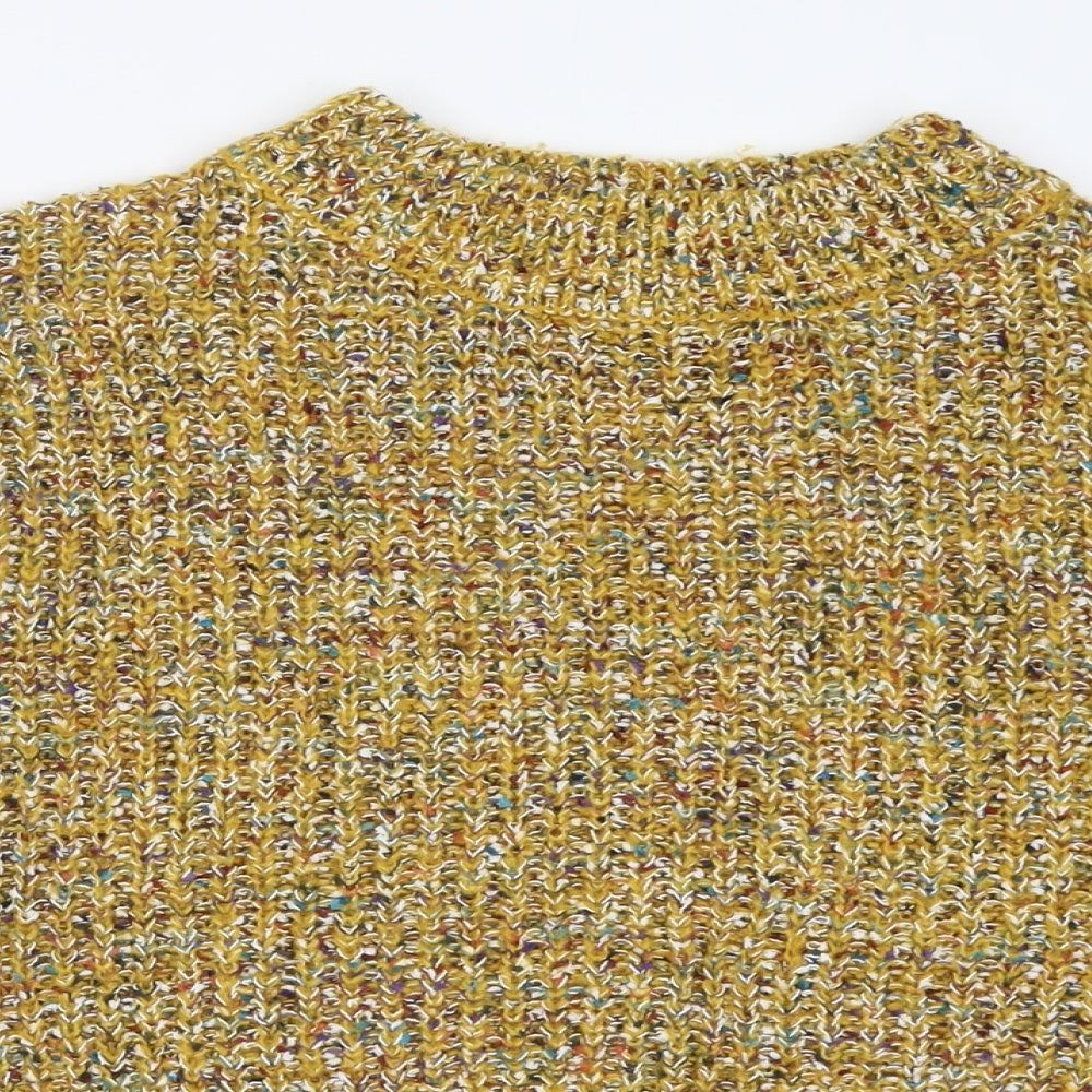 Womens UK Size L Matalan Yellow Pullover Jumper