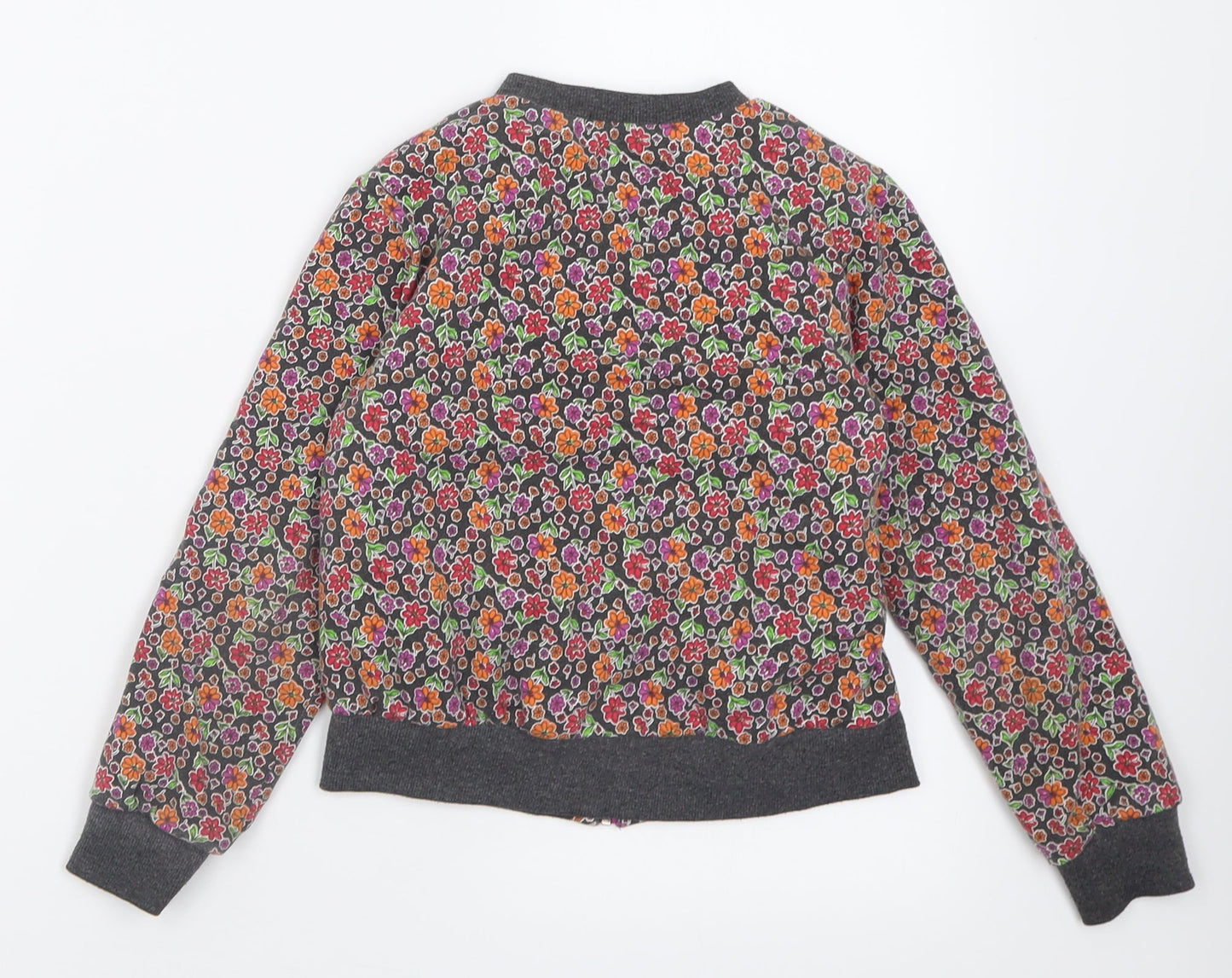 tuc tuc Girls Multicoloured Floral Cotton Full Zip Sweatshirt Size 6 Years  Zip - Reversible