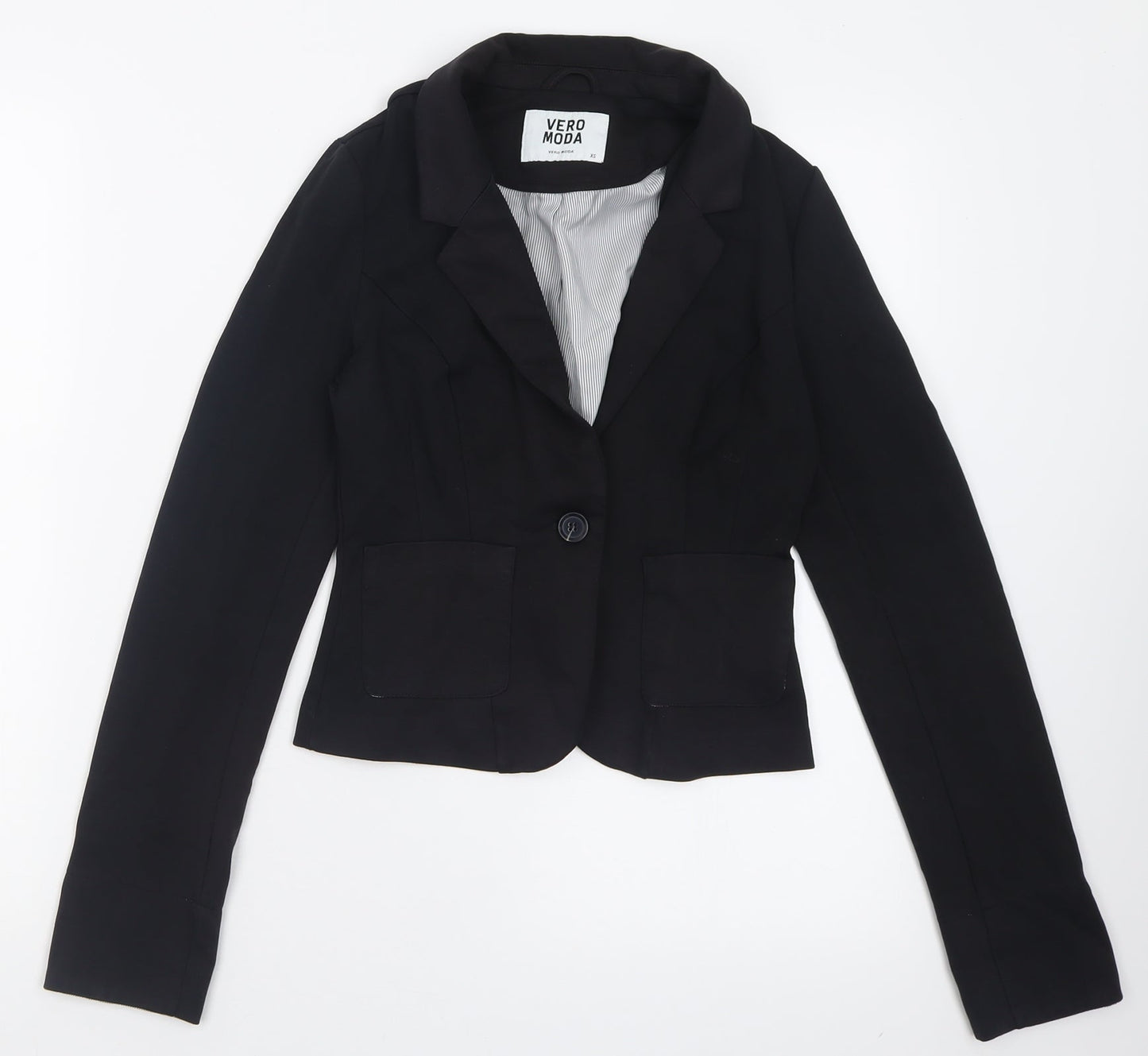 Womens UK Size XS VERO MODA Black Jacket