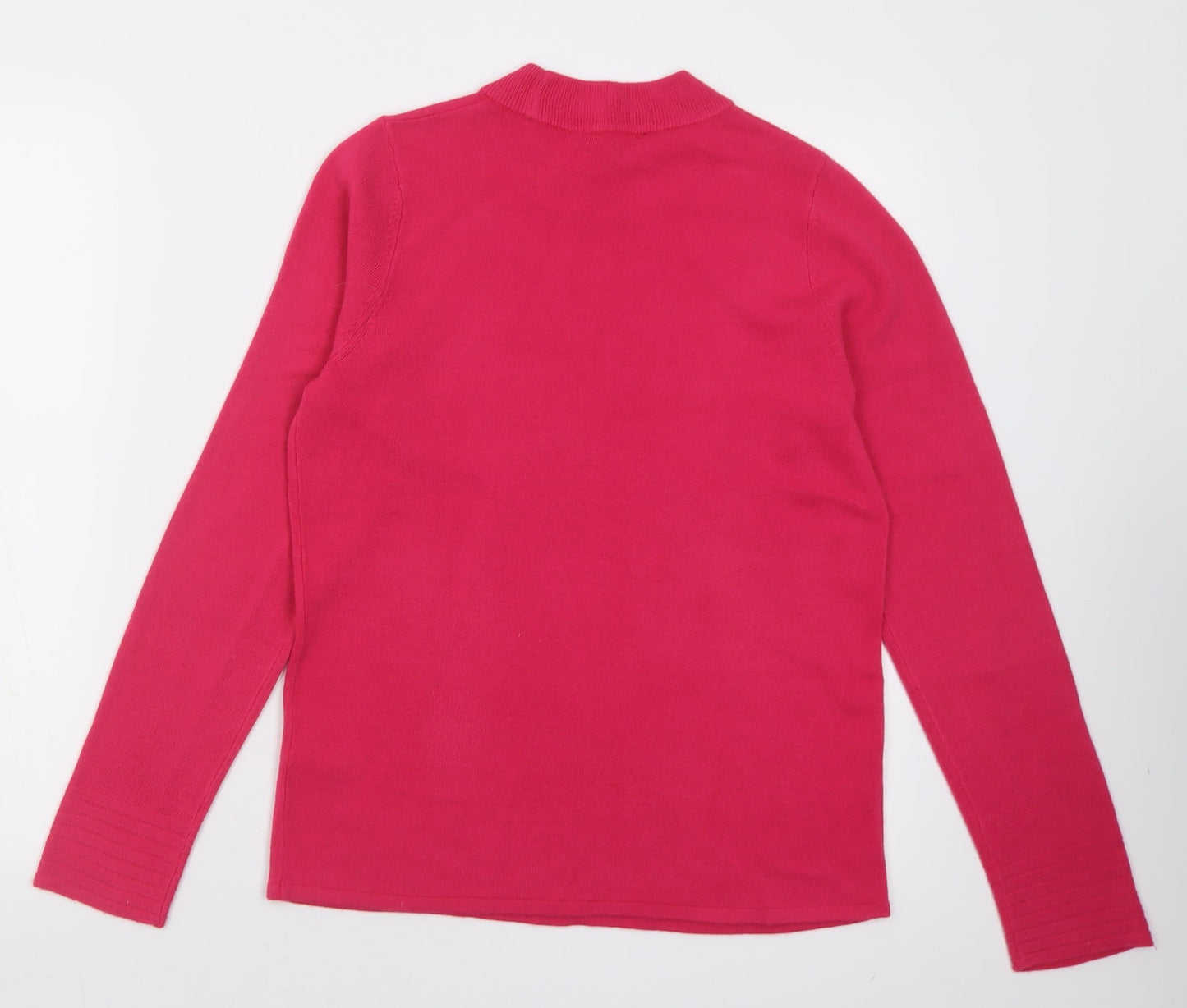 Womens UK Size 10 bonmarch Pink Pullover Jumper