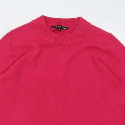 Womens UK Size 10 bonmarch Pink Pullover Jumper