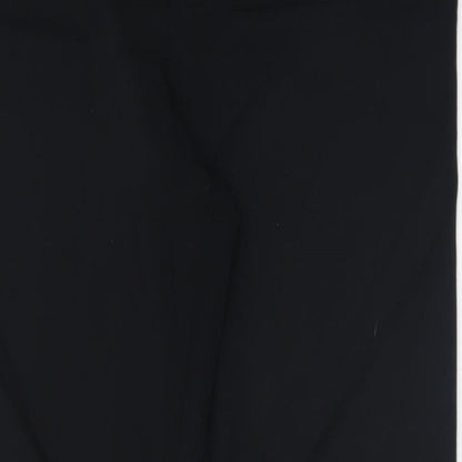 Womens UK Size 12 Marks and Spencer Regular Fit  Black Trousers