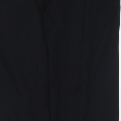 Womens UK Size 12 Marks and Spencer Regular Fit  Black Trousers