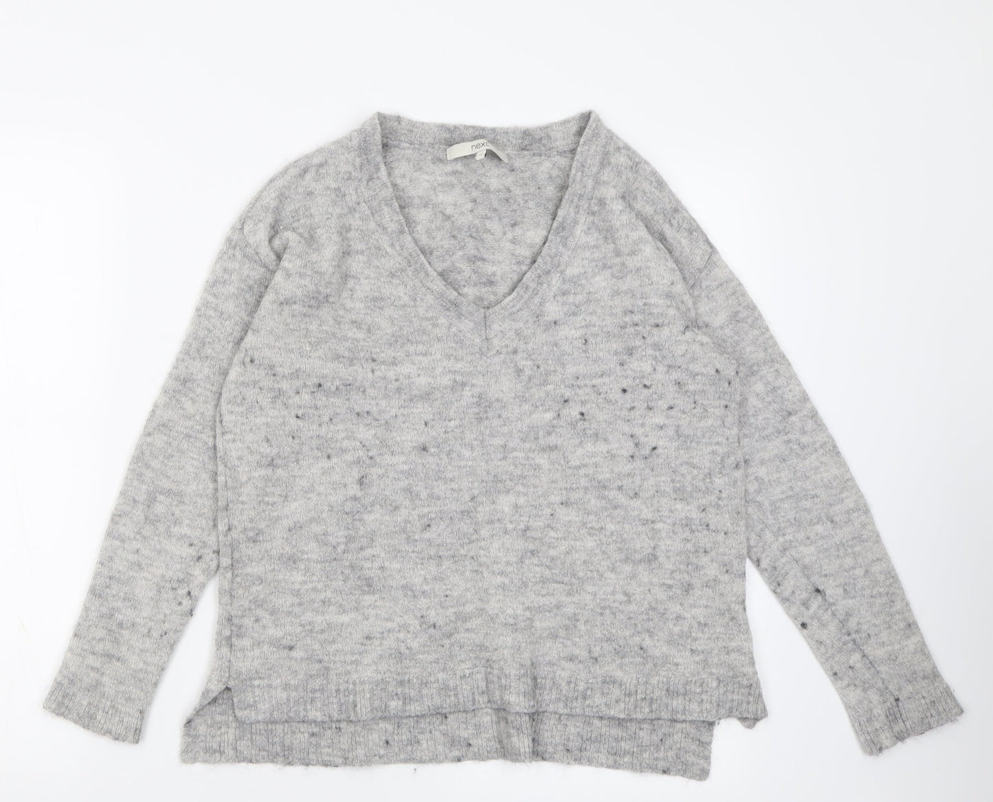 Womens UK Size 10 NEXT Grey Pullover Jumper