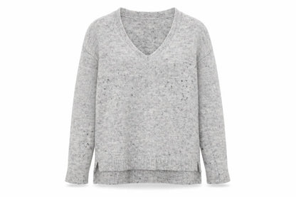 Womens UK Size 10 NEXT Grey Pullover Jumper