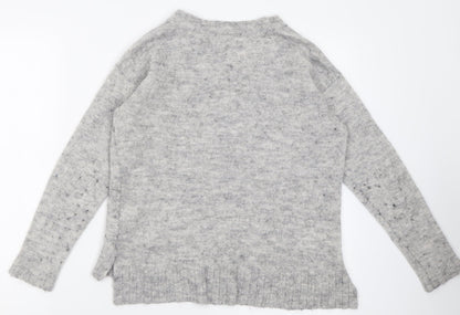 Womens UK Size 10 NEXT Grey Pullover Jumper