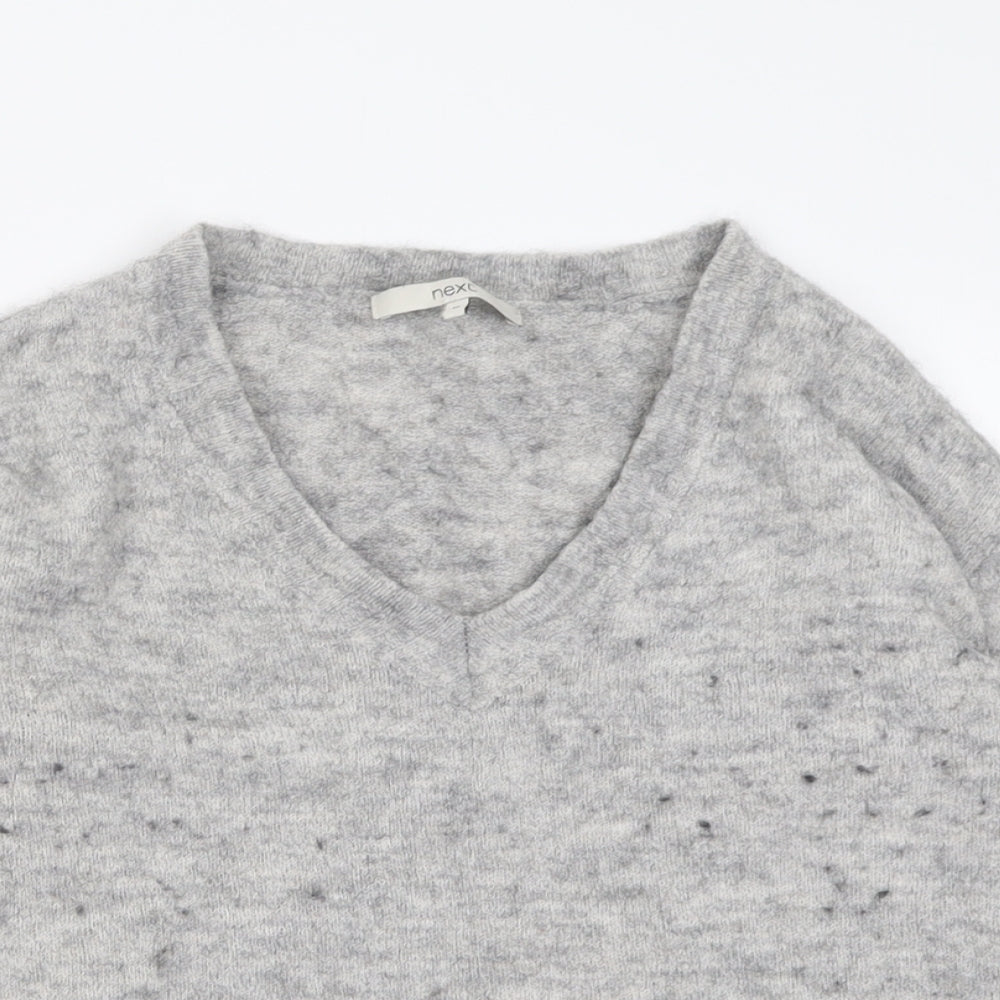 Womens UK Size 10 NEXT Grey Pullover Jumper