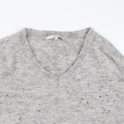Womens UK Size 10 NEXT Grey Pullover Jumper