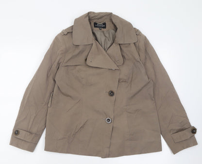 Womens UK Size 12 Debenhams Brown Jacket