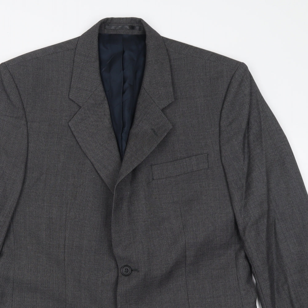 Mens UK Size 38 Roderick Charles Regular Grey Suit Jacket