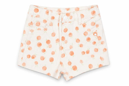Front view of Primark girls’ white cotton cropped jeans, size 12-18, months snap