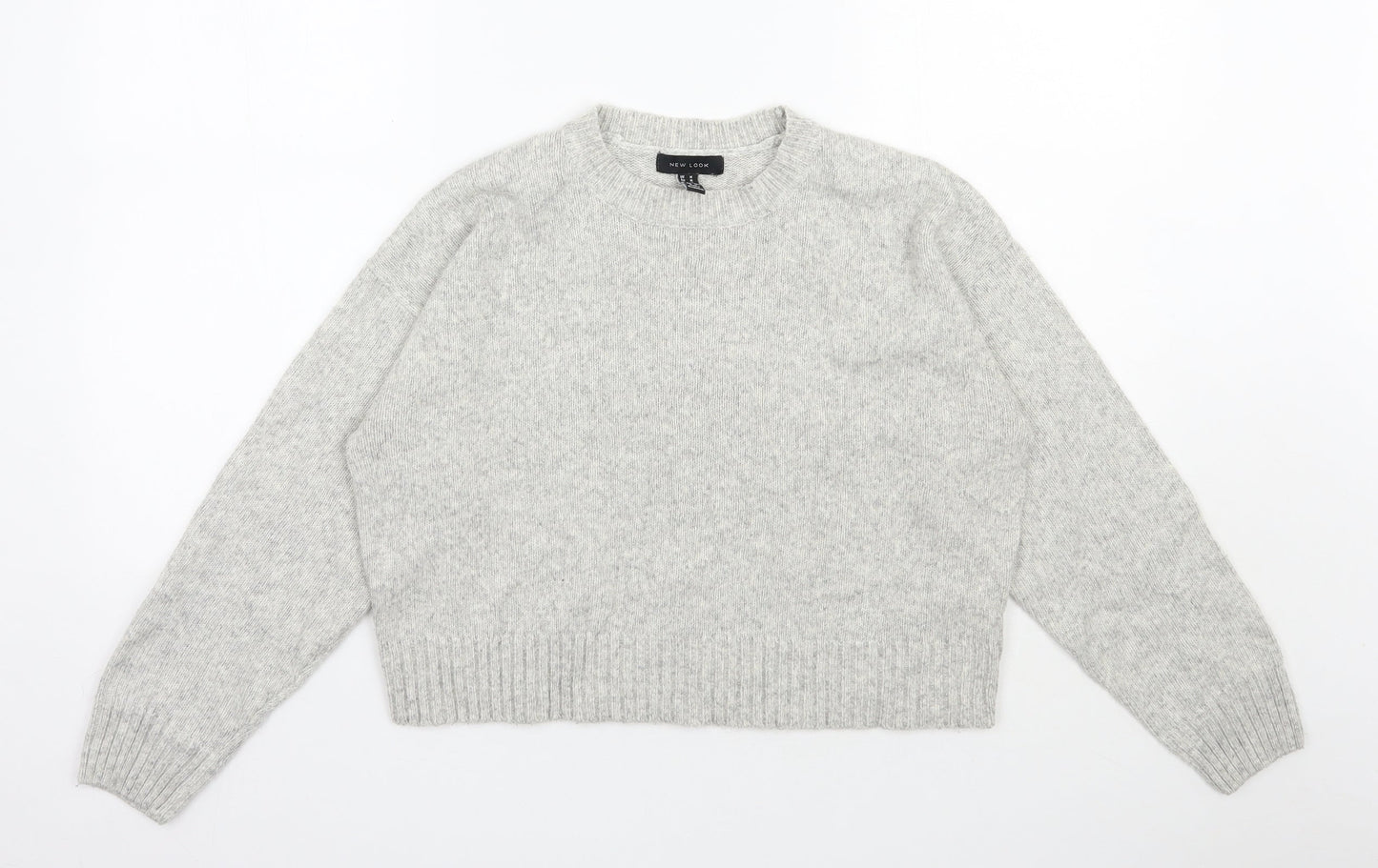 Womens UK Size M New Look Grey Pullover Jumper
