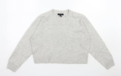 Womens UK Size M New Look Grey Pullover Jumper