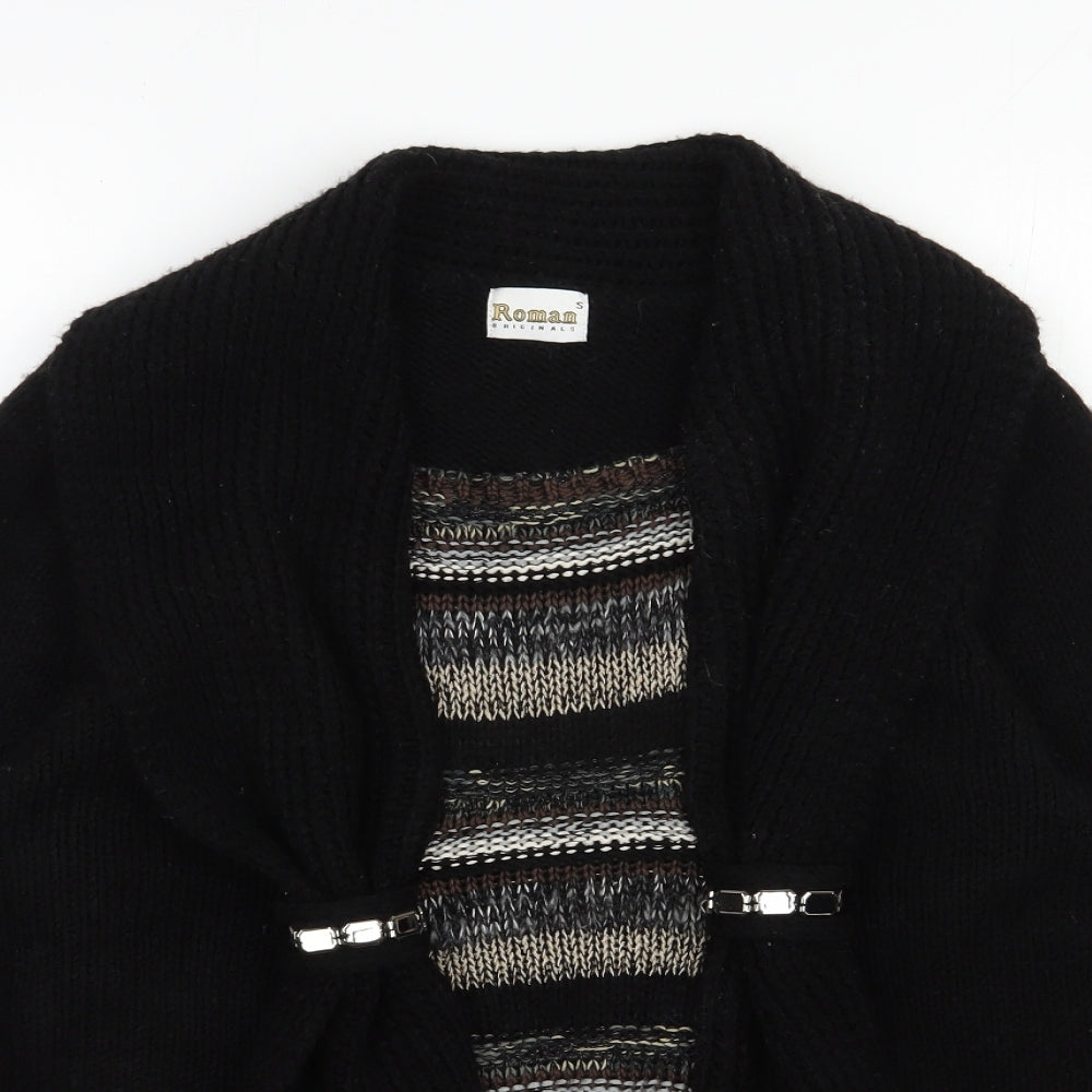 Womens UK Size S Roman Black Pullover Jumper