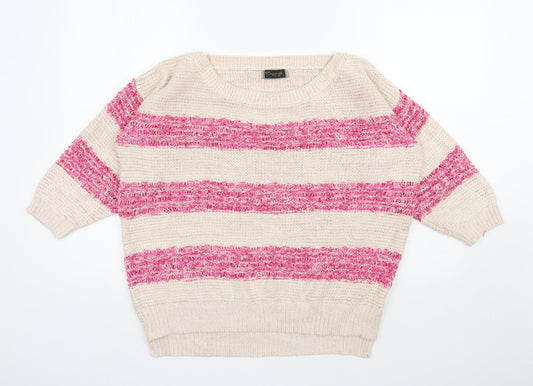 Womens UK Size L Originals Beige Pullover Jumper
