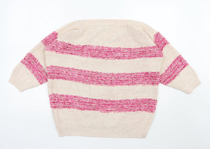 Womens UK Size L Originals Beige Pullover Jumper