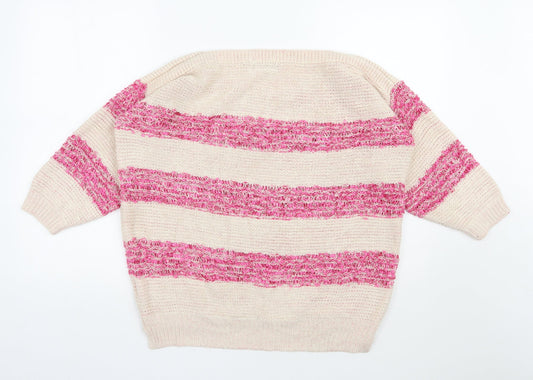 Womens UK Size L Originals Beige Pullover Jumper