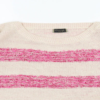 Womens UK Size L Originals Beige Pullover Jumper
